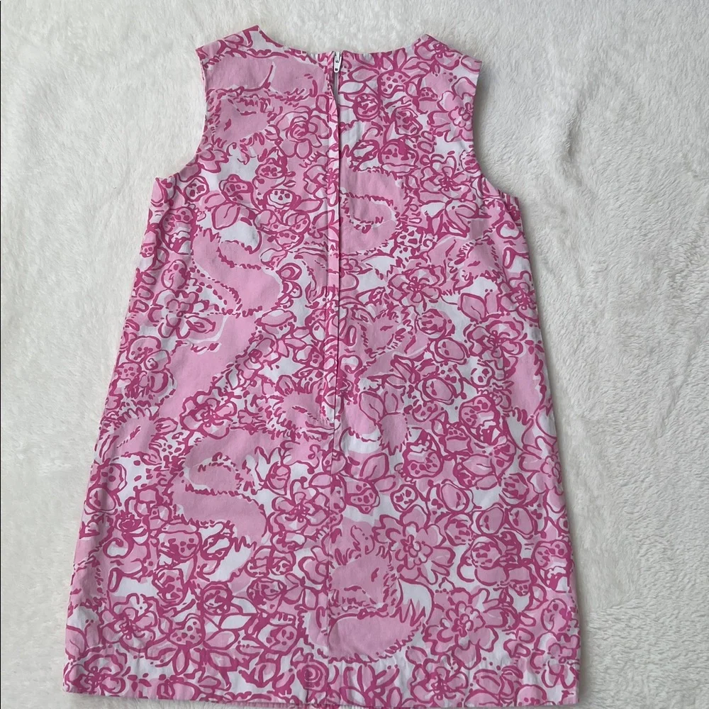 Lilly Pulitzer Pink Patterned Kids Sleeveless Dress